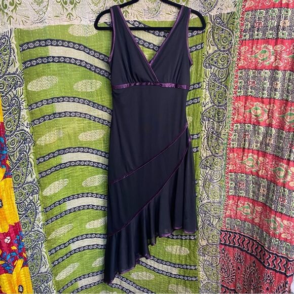 Y2K Ruby Rox Black Sleeveless Cocktail Dress Size Medium - Picture 1 of 11